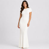 Ribbed T-Shirt Maxikleid