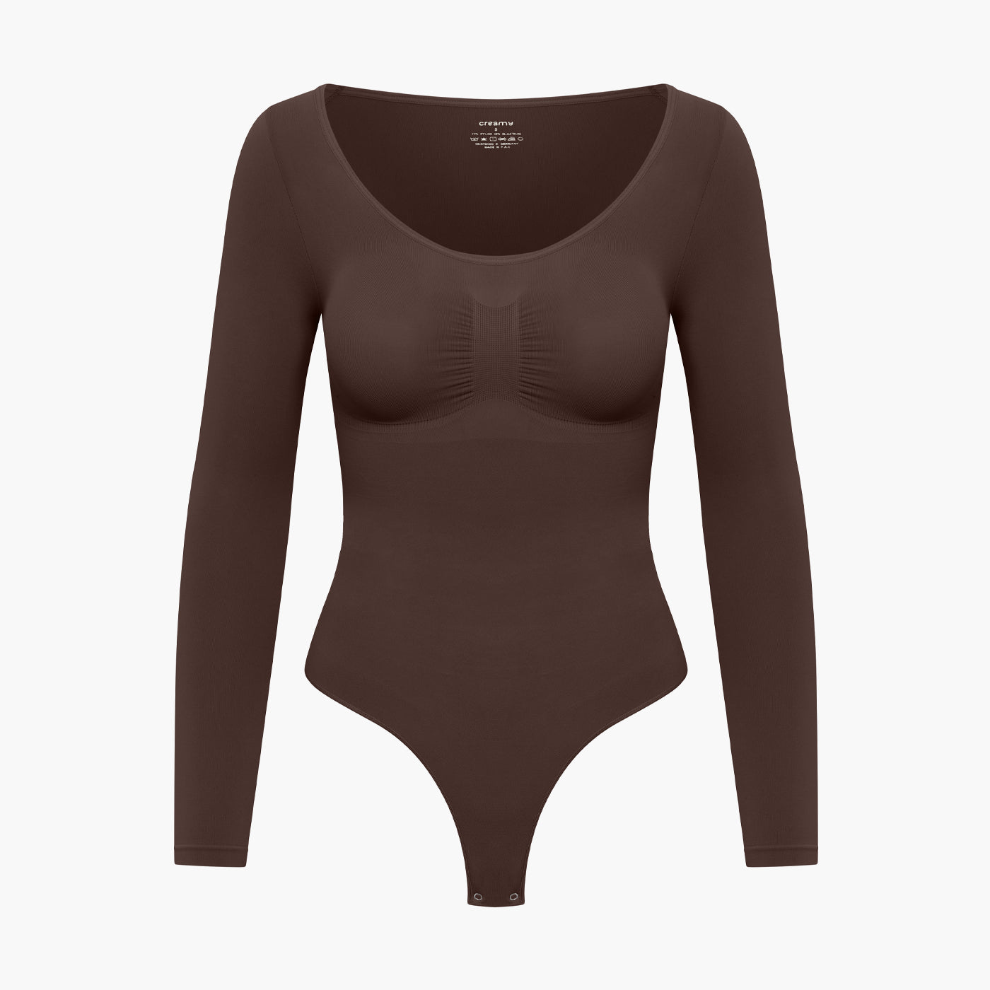 Bodysuit Sculpting Shapewear longsleeve met string - Secret Sales