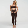 Leggings de maternité sans coutures à taille haute