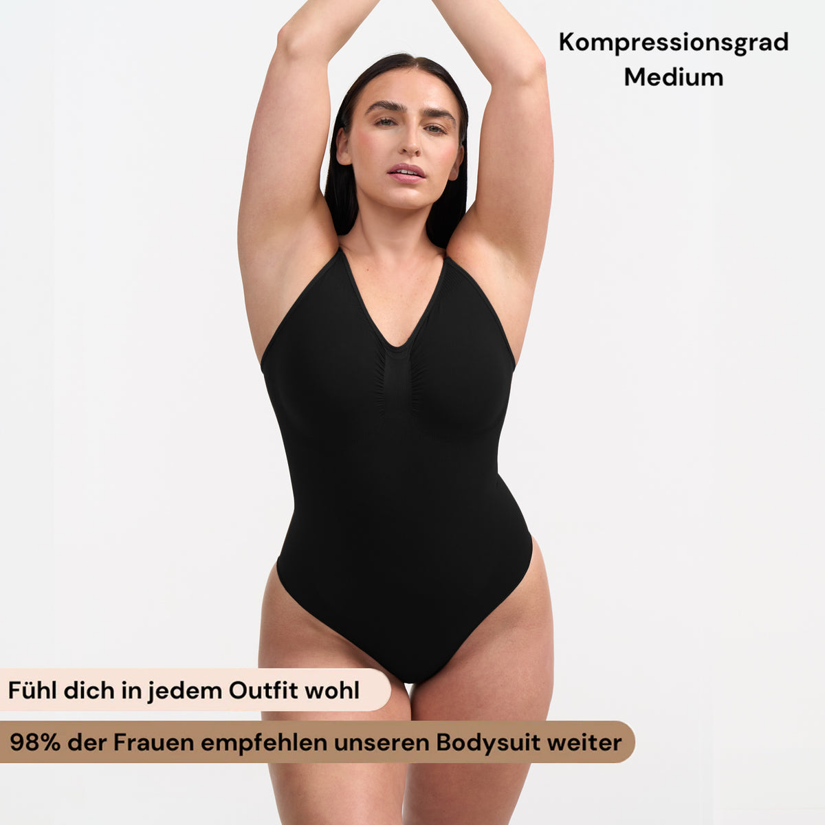 Lykkeland Ateliér - Coco Shapewear Bodysuit L0823903F.214 - Taupe main image 0
