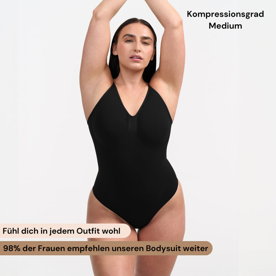 Glättender Bodysuit mit offenem Dekolleté - Opulent