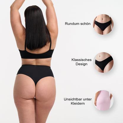Das Model ist 1,73m groß und trägt Größe L.