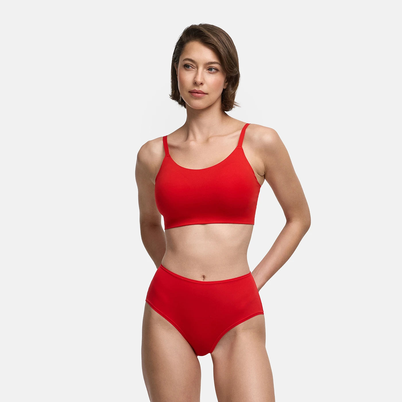 Das Model ist 1,80m groß und trägt Größe S 