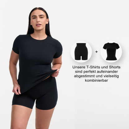 Das Model ist 1,73m groß und trägt Größe L.