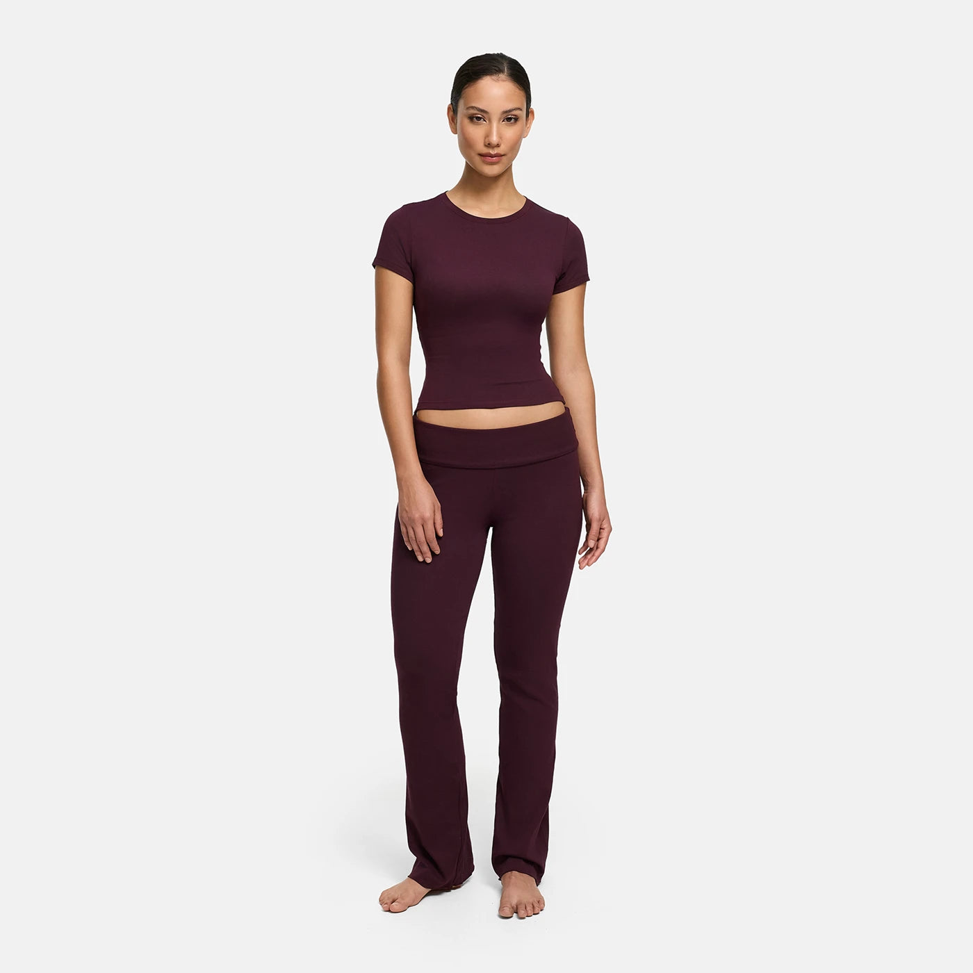Cotton Flared Bootcut Leggings
