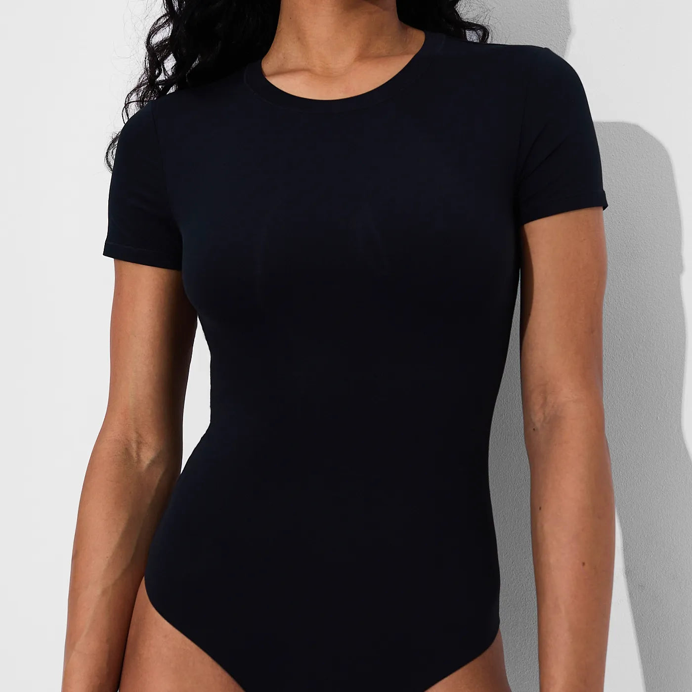 Body t-shirt à col rond