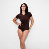 T-shirt-body met ronde hals