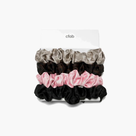 Scrunchies na co dzień | Zestaw 4 sztuk