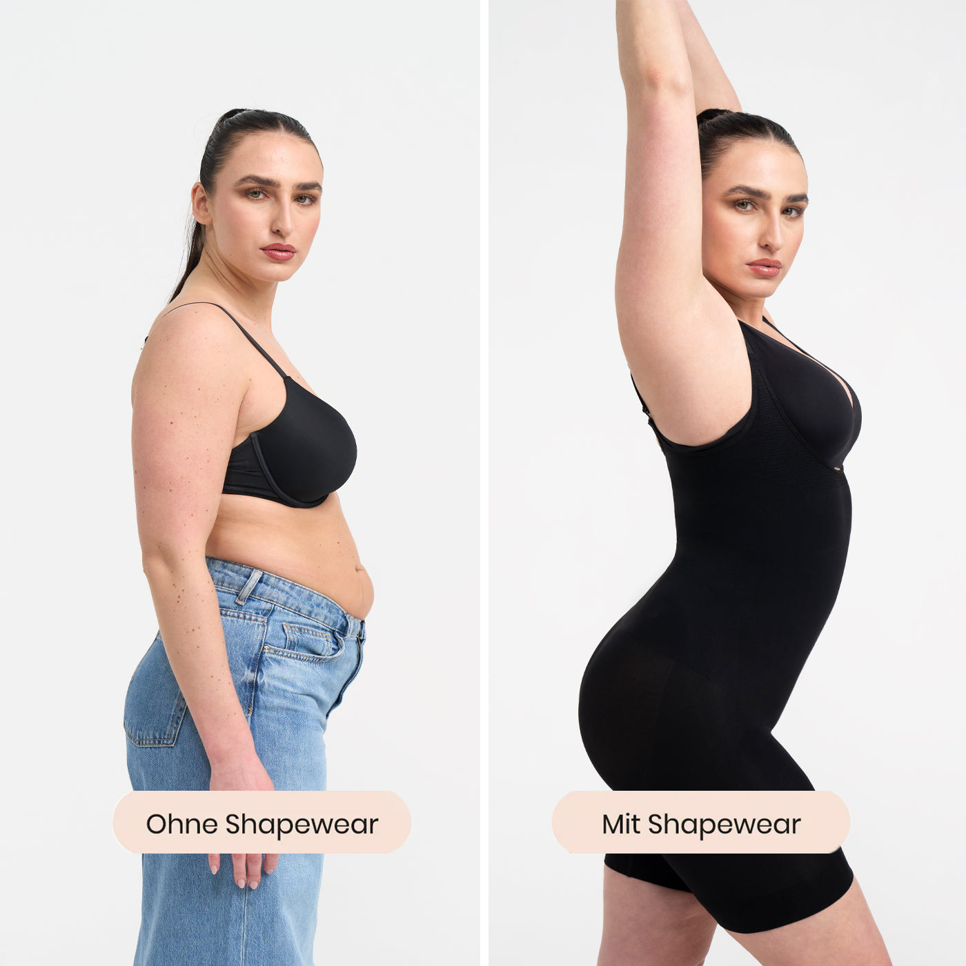 Bodysuit Sculpting Shapewear mit offener Brust