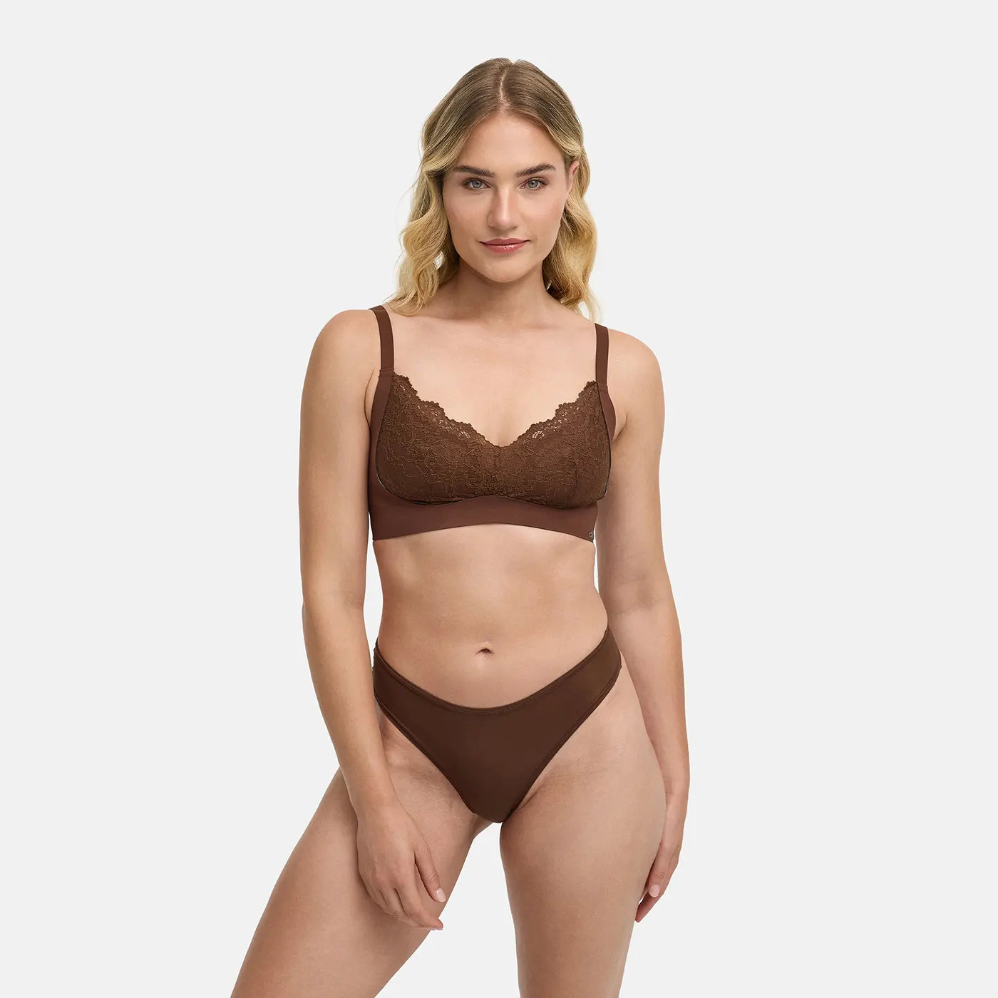 Reggiseno comfort con pizzo