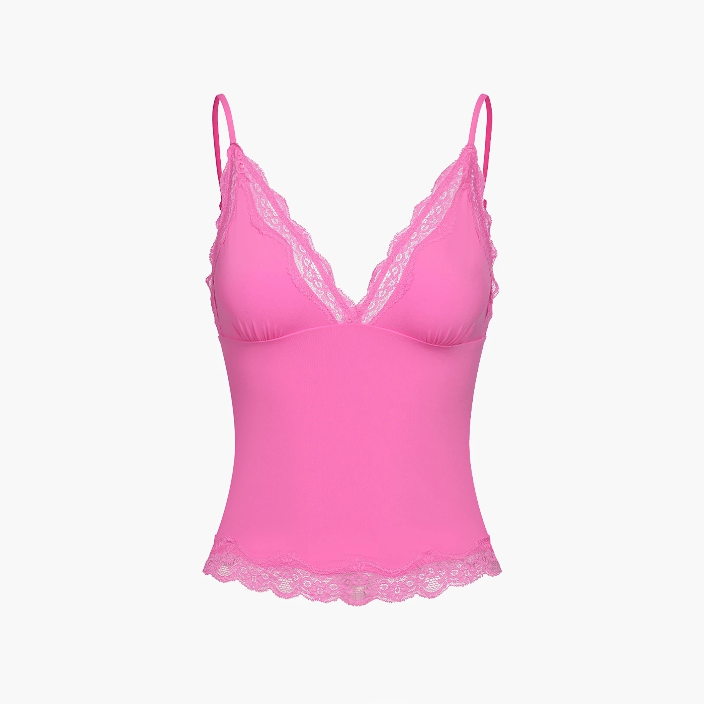 Deep Neck Lace Top