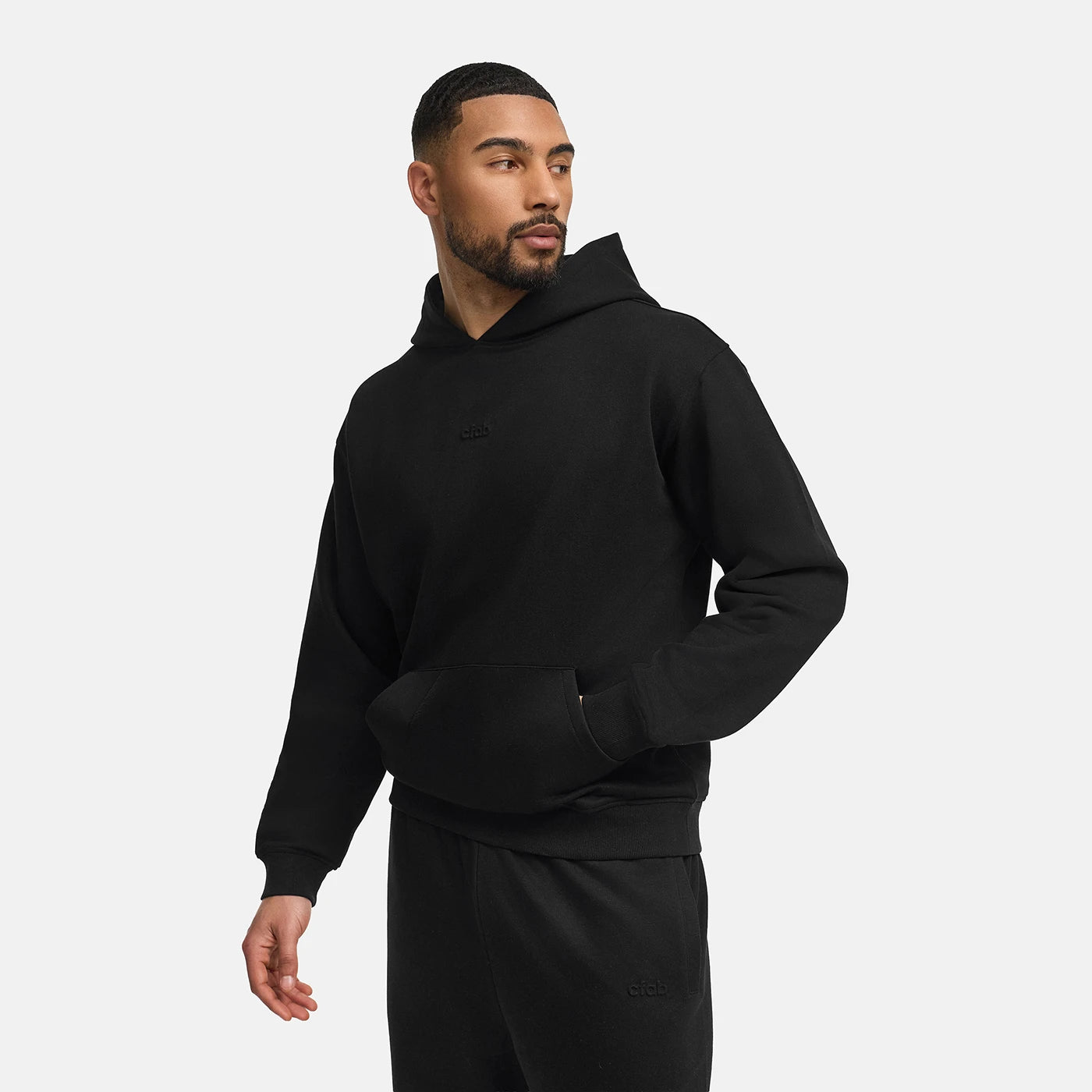 Sudadera clásica con capucha de corte relajado para hombre
