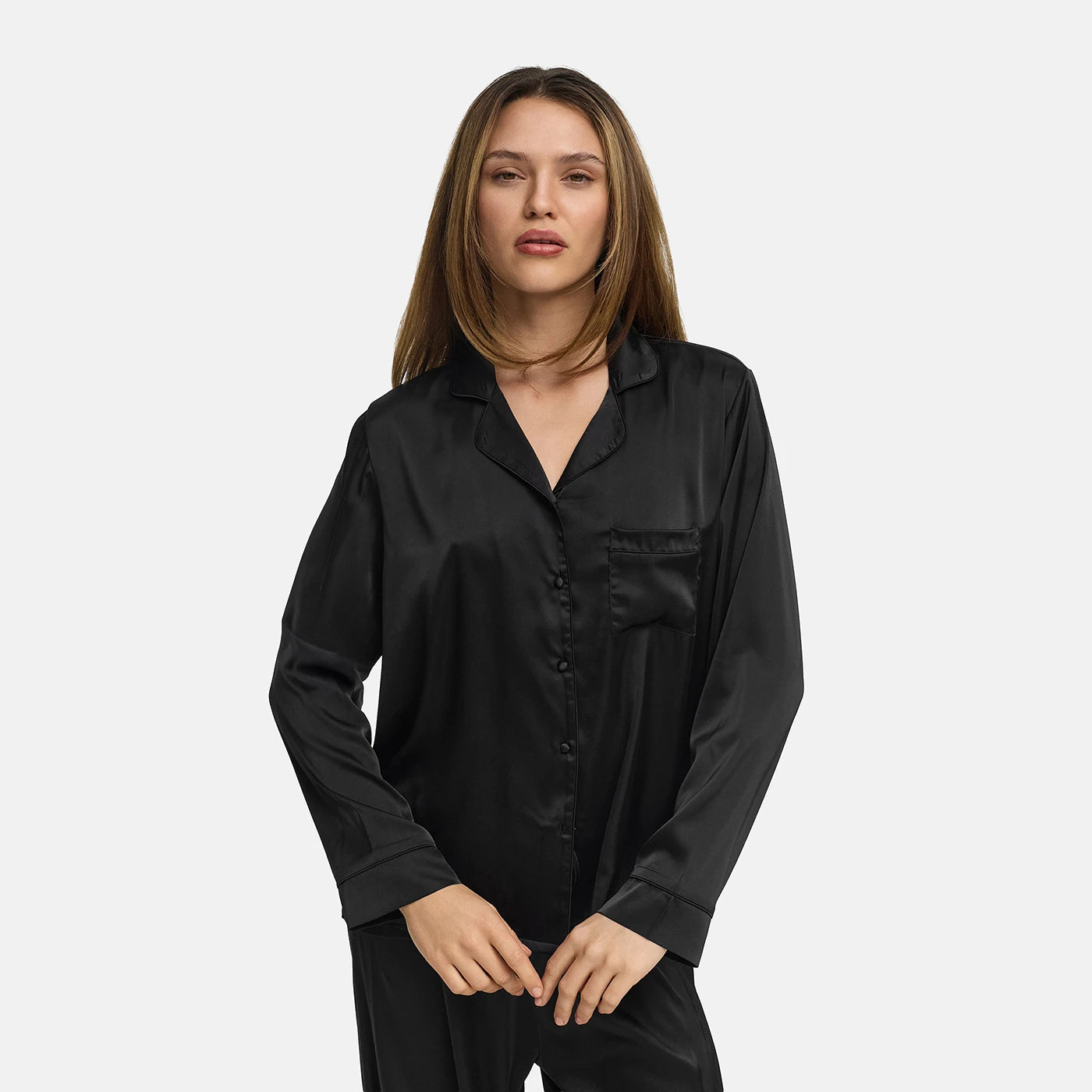 Satynowa koszula piżamowa