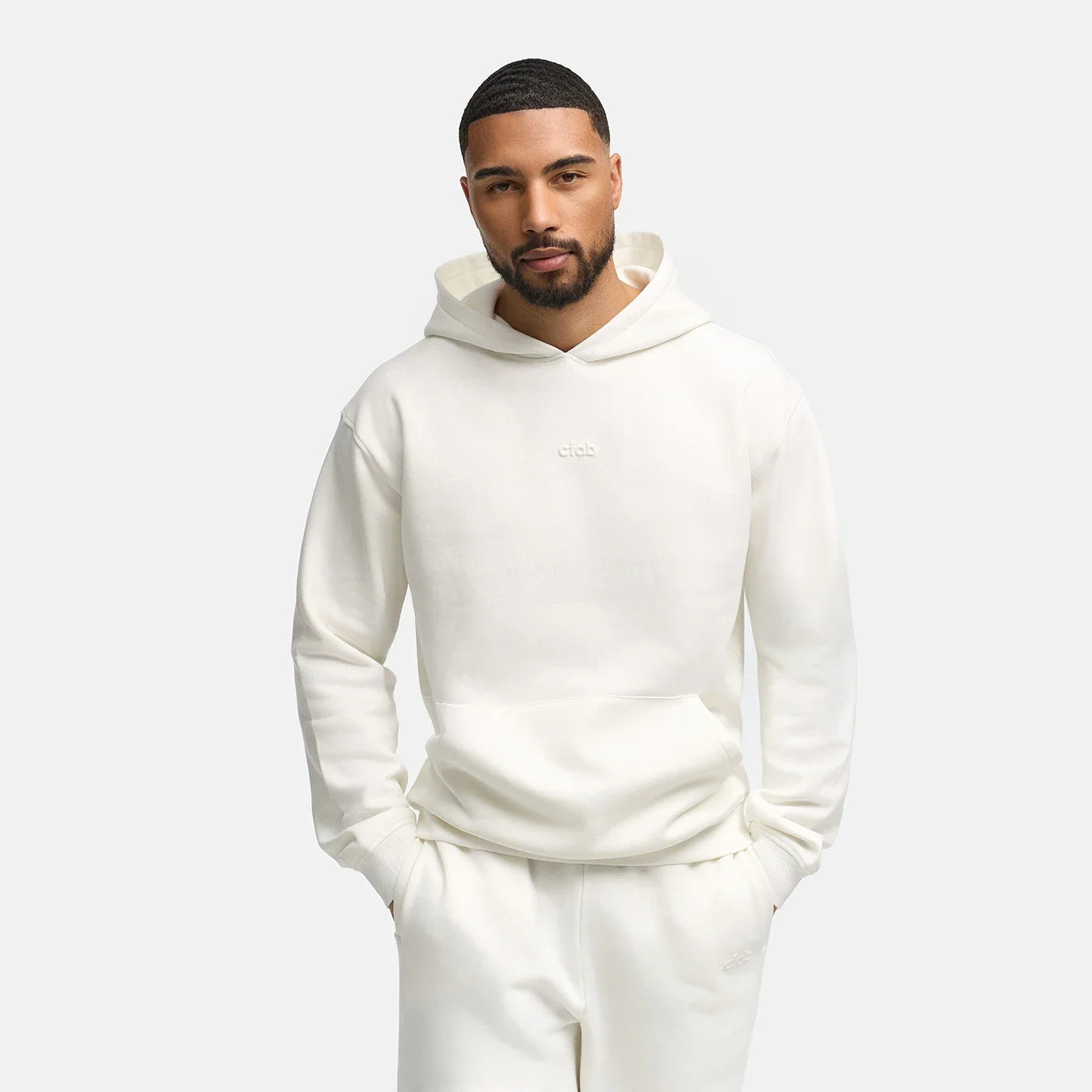 Sudadera clásica con capucha de corte relajado para hombre
