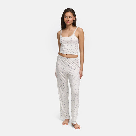 Soft Touch Rib Sleep Pants