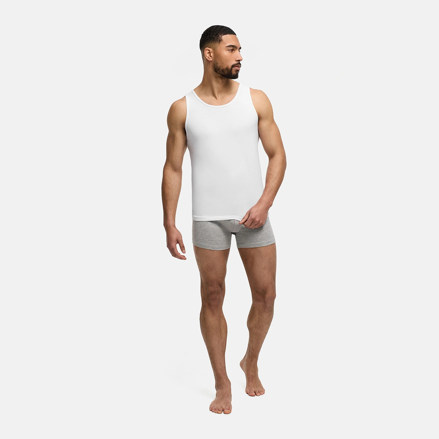 Katoenen herenvest - 2-pack