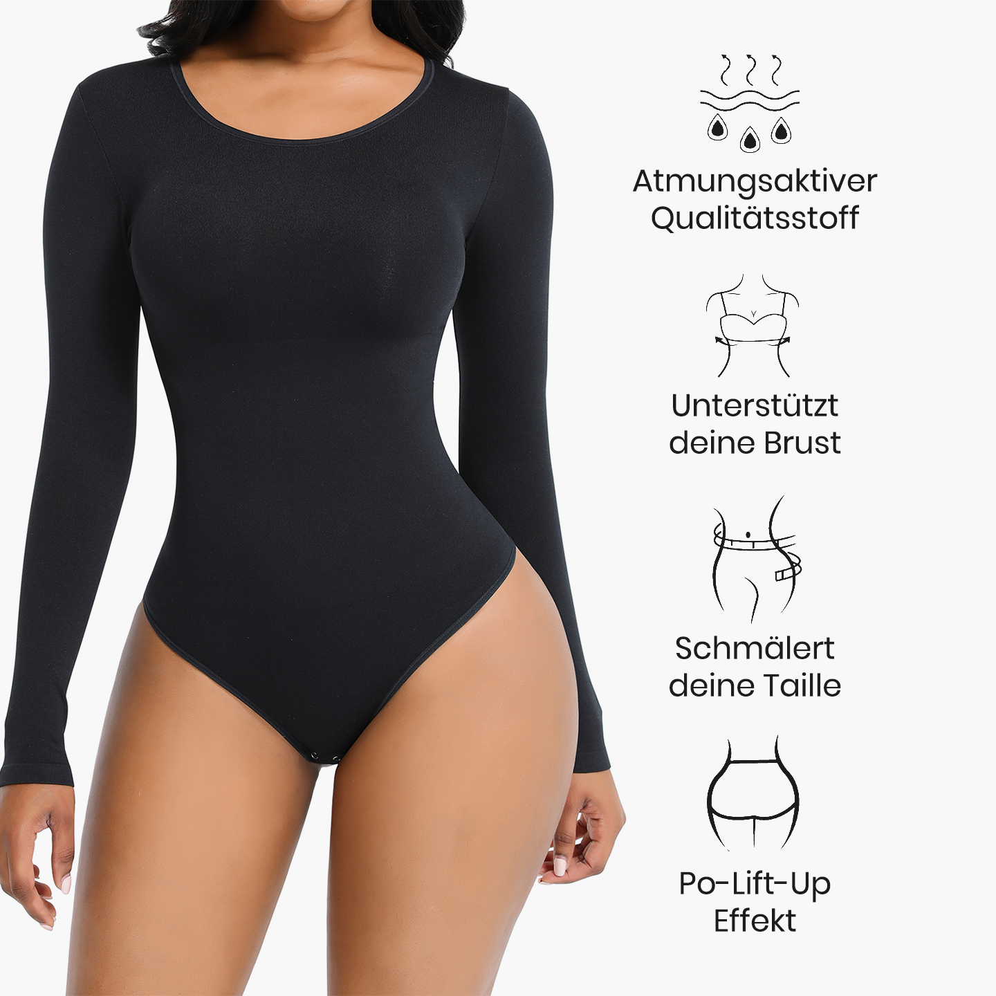 Longsleeve Bodysuit Sculpting Shapewear