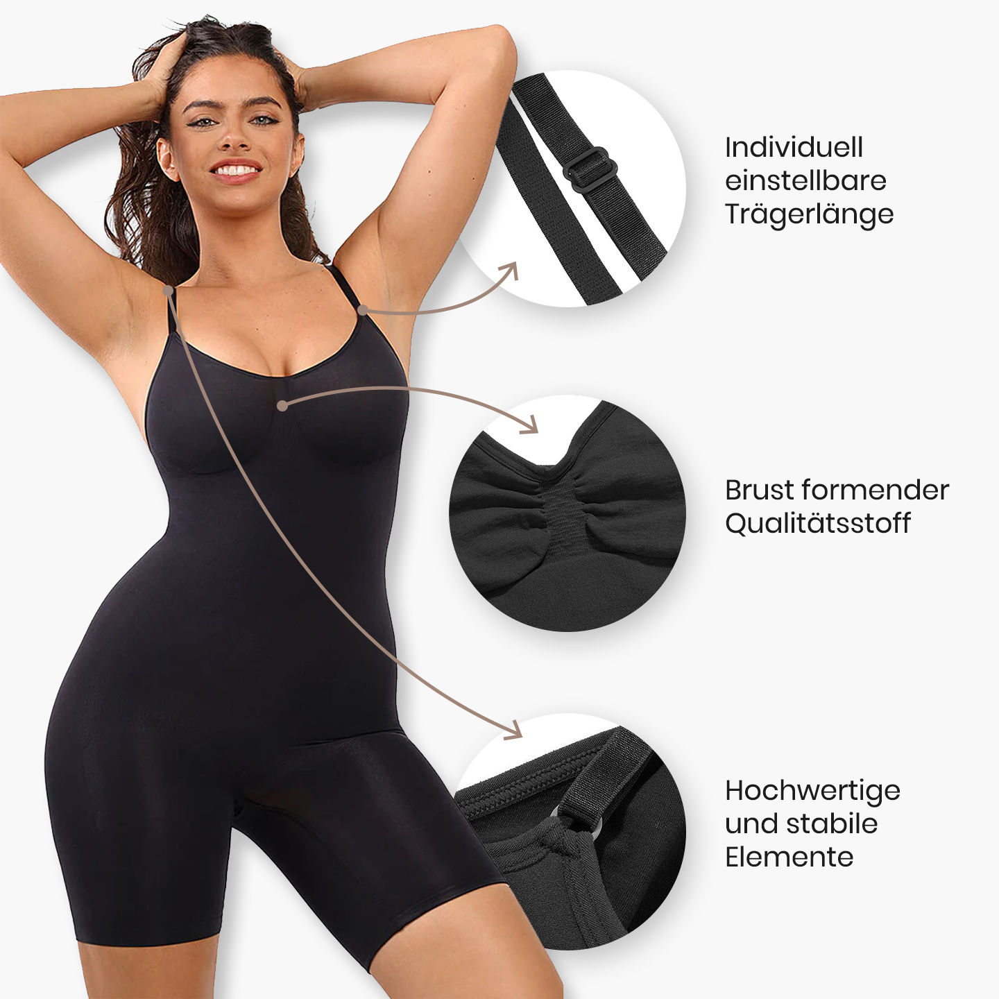 Bodysuit Sculpting mit Hose Shapewear