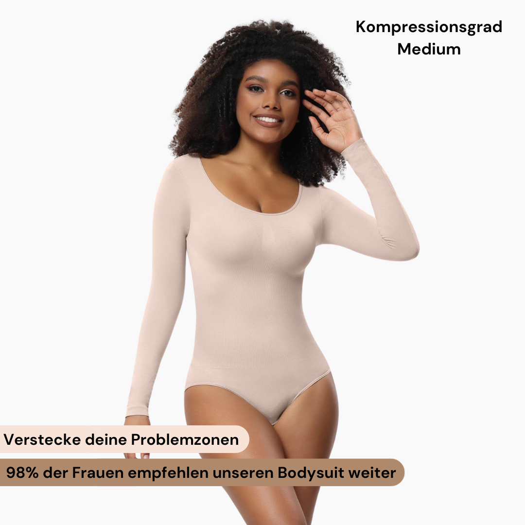 Langærmet Bodysuit Sculpting Shapewear