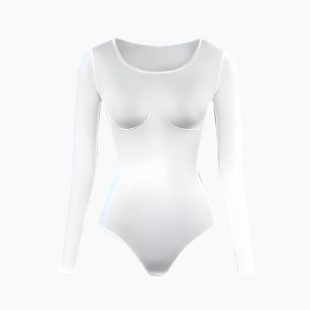 Langærmet Bodysuit Sculpting Shapewear