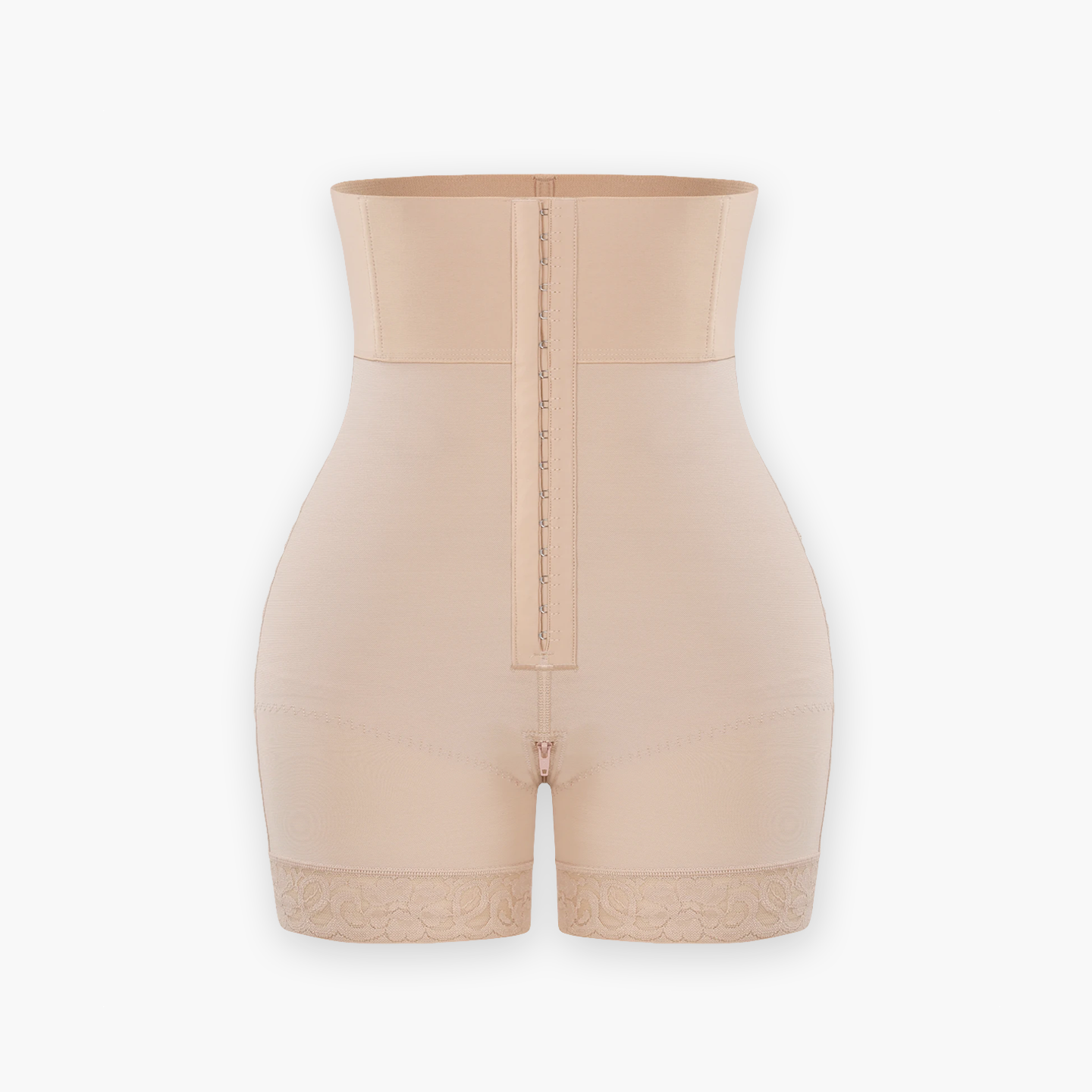 Højtaljede shape-shorts med numseløft og mavestøtte