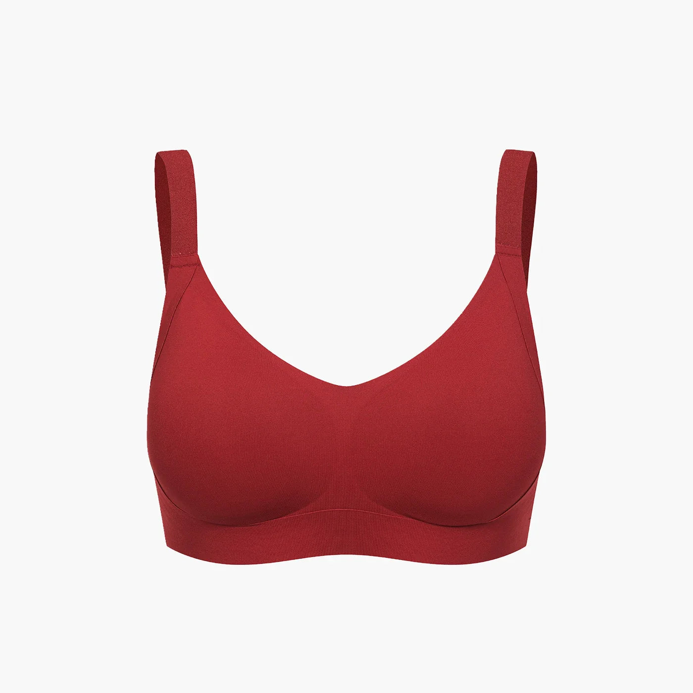 Seamless compact push-up bra