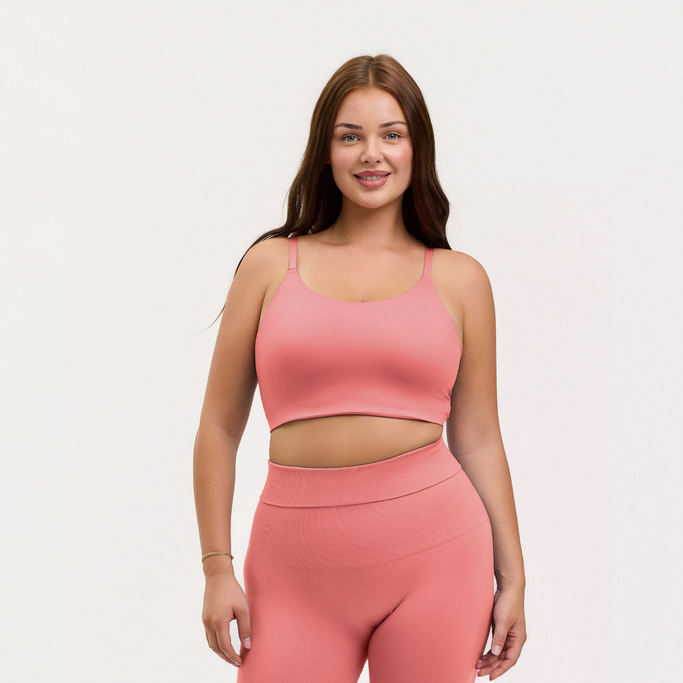 Scoop neck bra