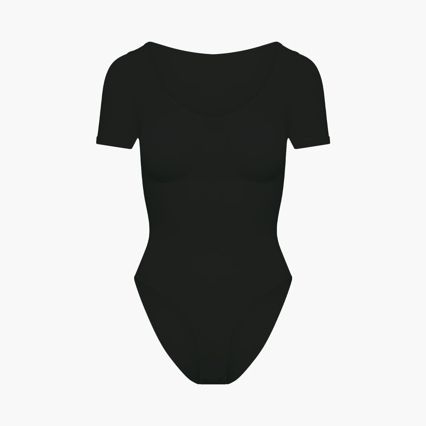 T-shirt bodysuit sculpting shapewear with briefs