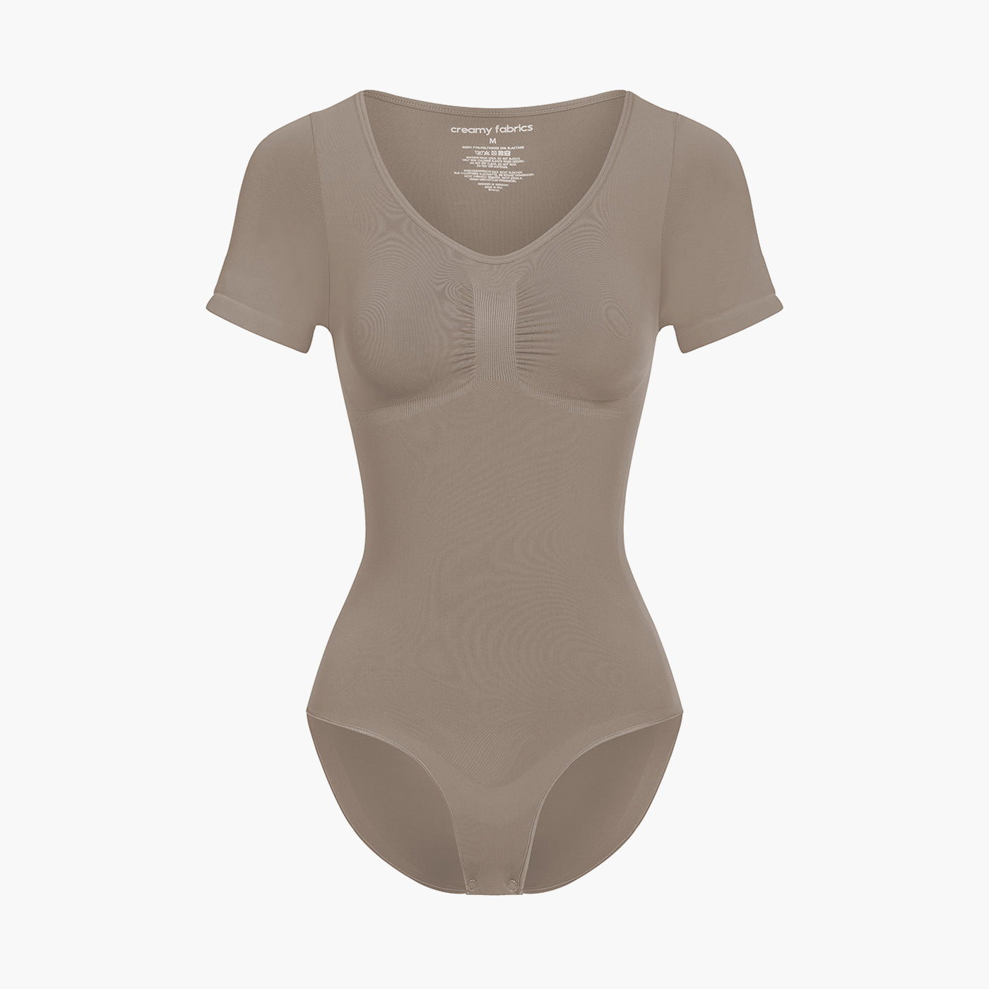 T-shirt bodysuit sculpting shapewear with briefs (#2)