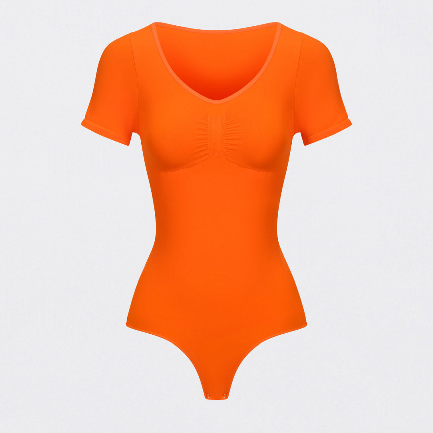 T-shirt bodysuit sculpting shapewear with thong (#2)