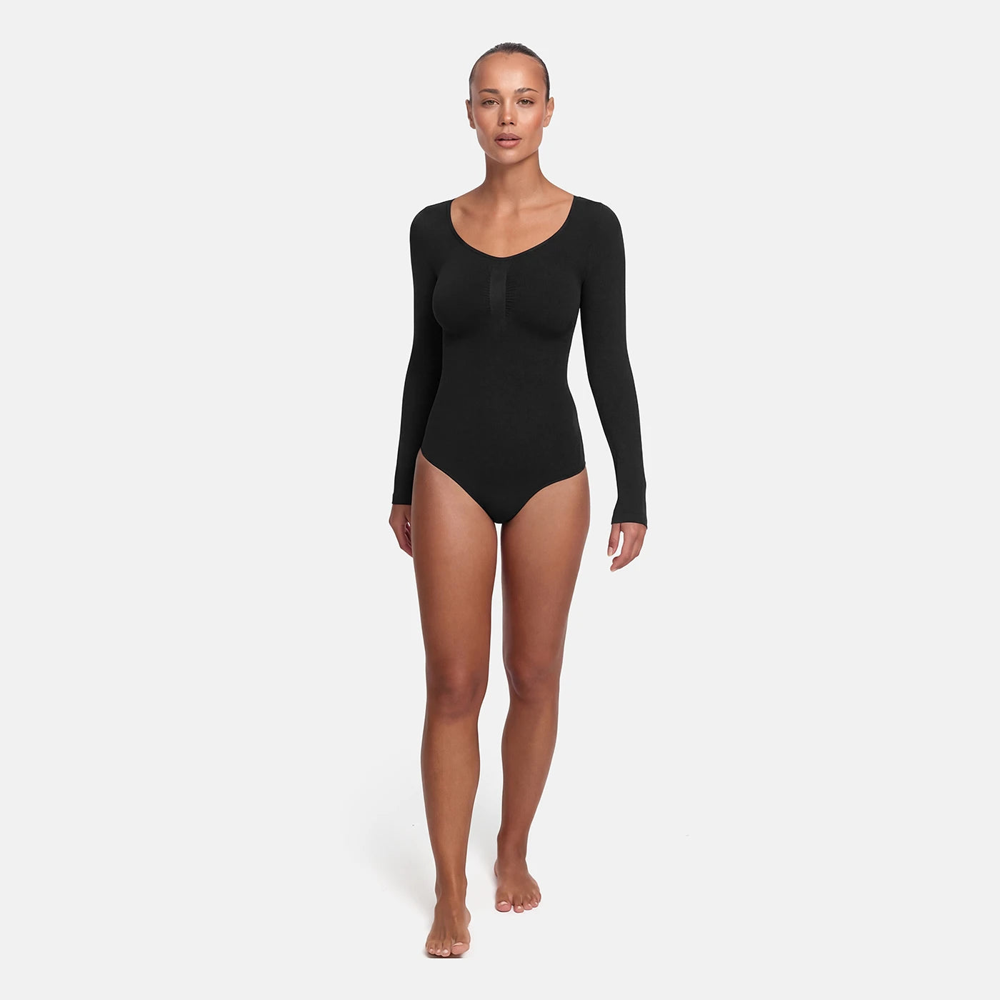 Bodysuit Sculpting Shapewear longsleeve with briefs