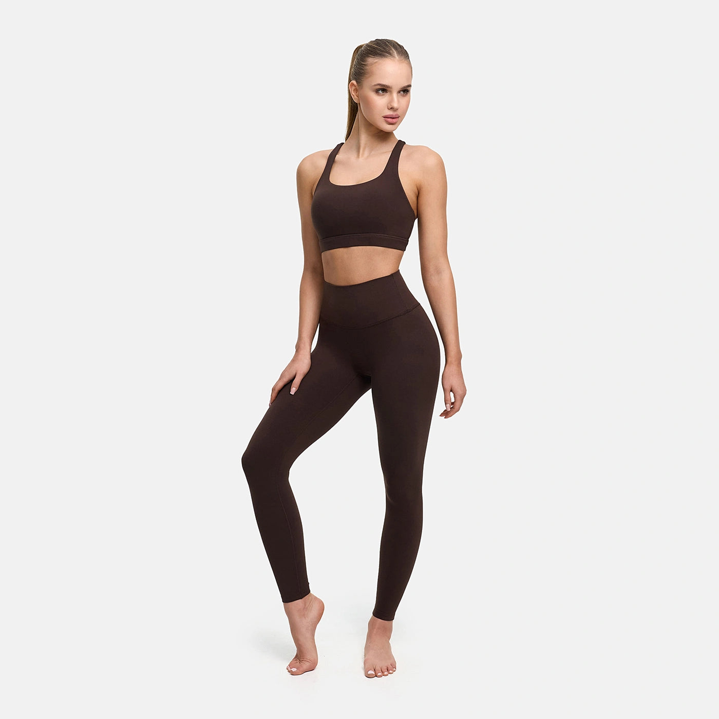 Contour leggings with high waistband