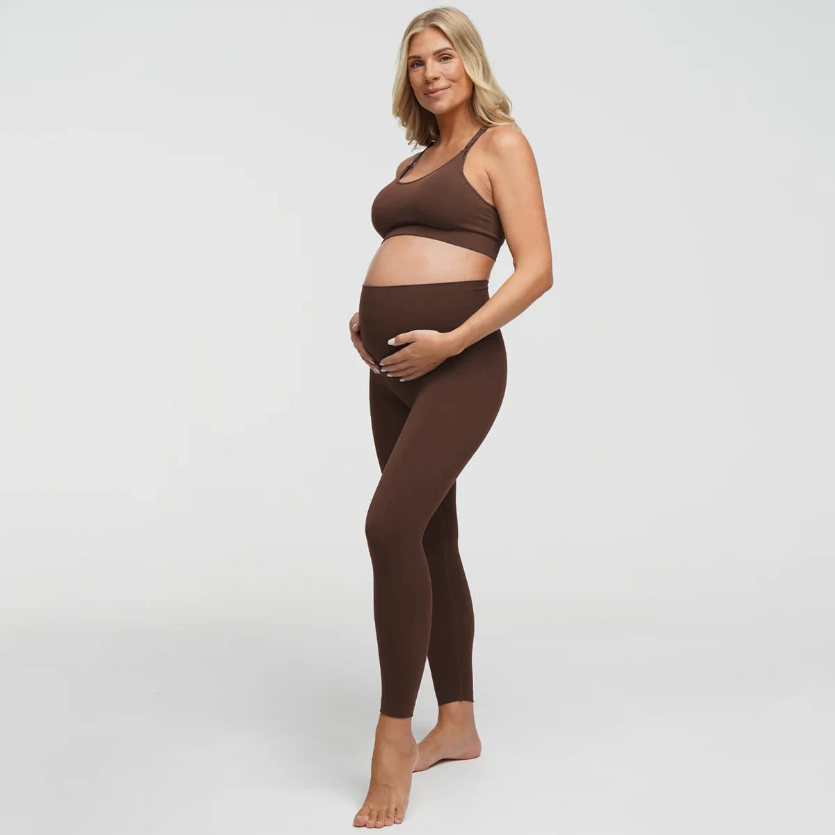 Seamless maternity leggings