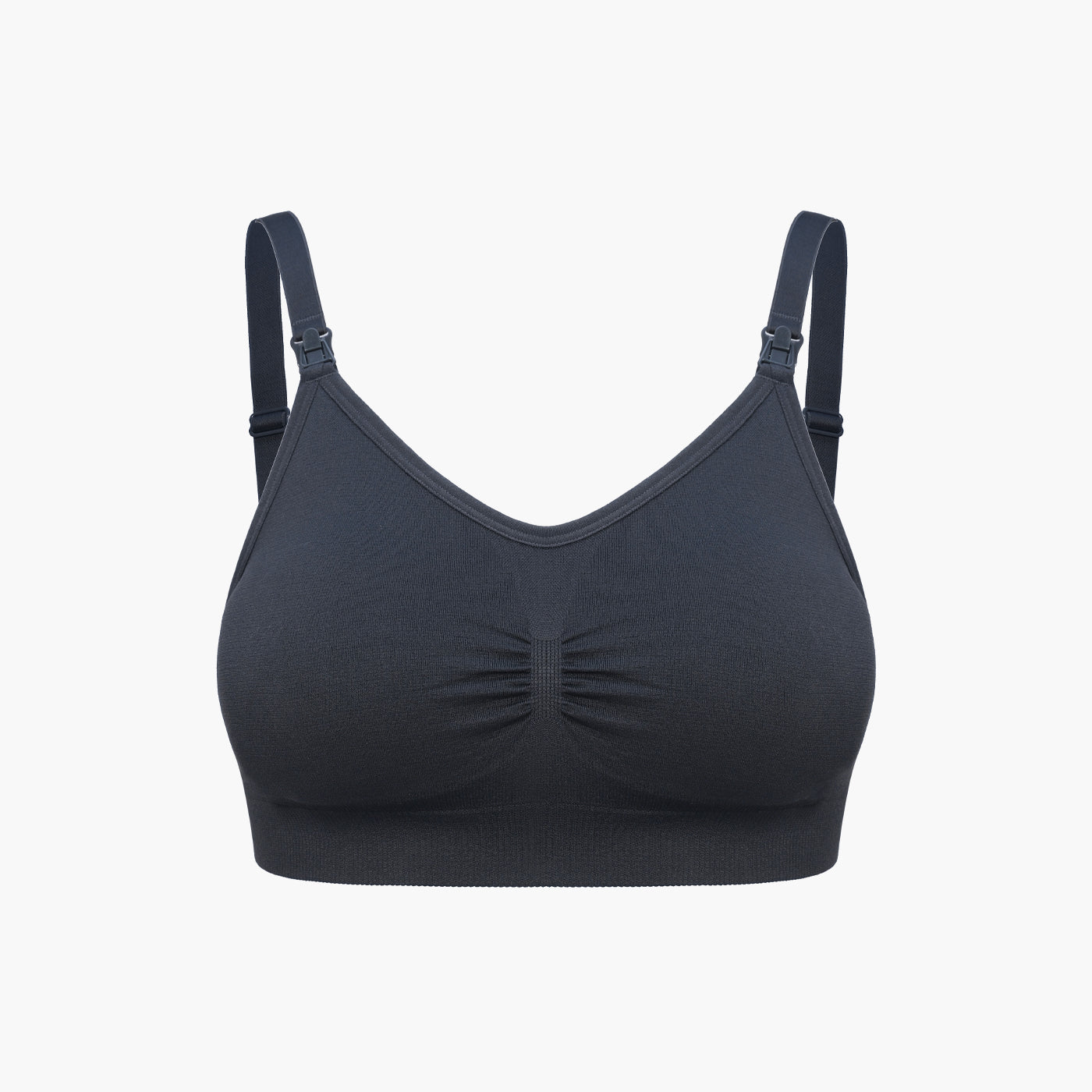 Seamless nursing bra