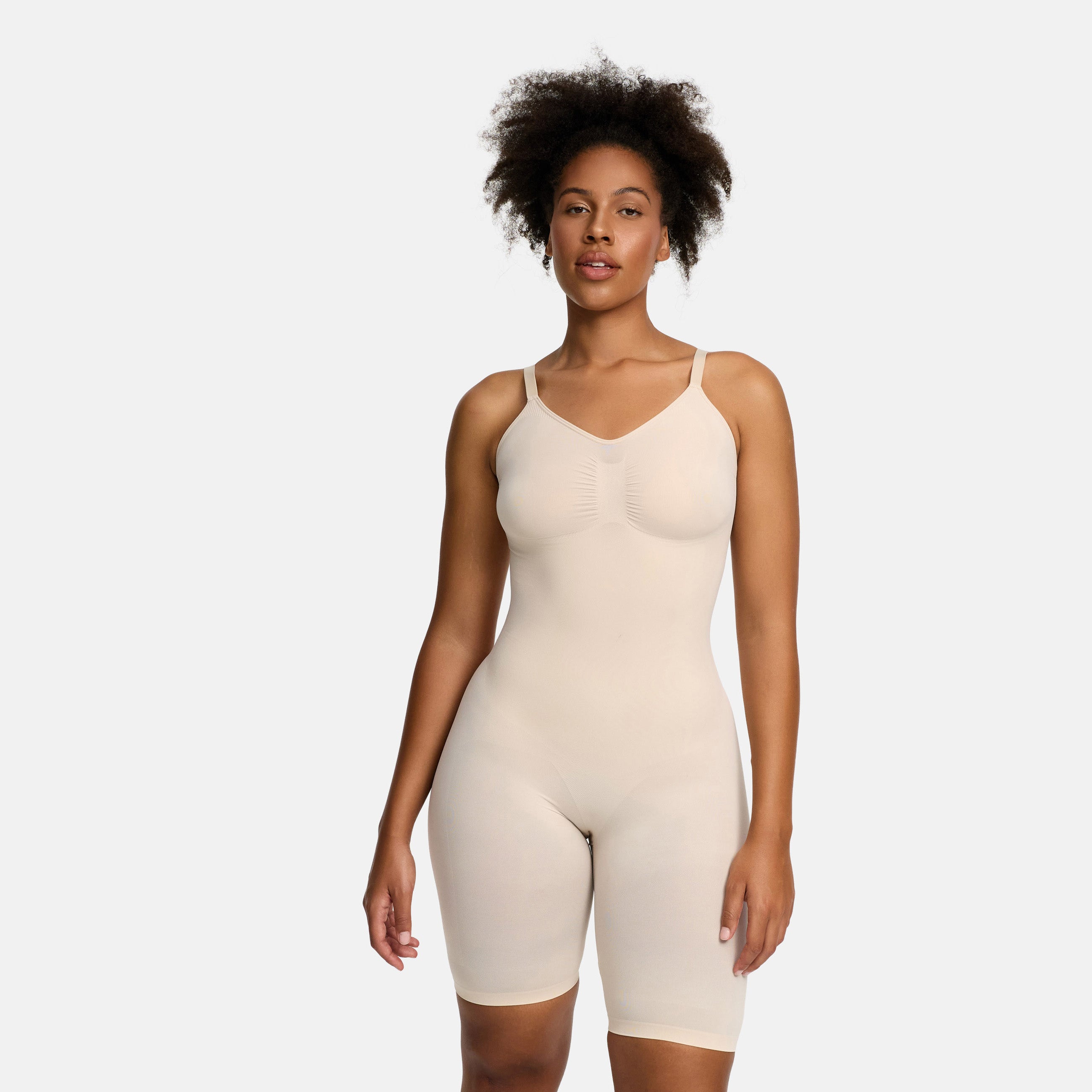 Bodysuit sculpting shapewear with shorts (#2)