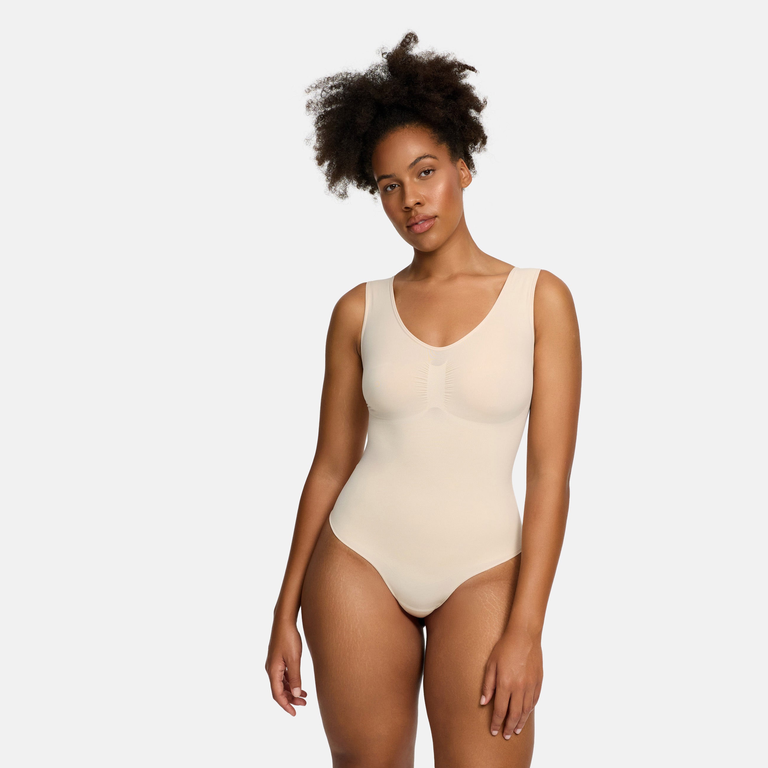 Tank bodysuit sculpting shapewear with briefs (#2)