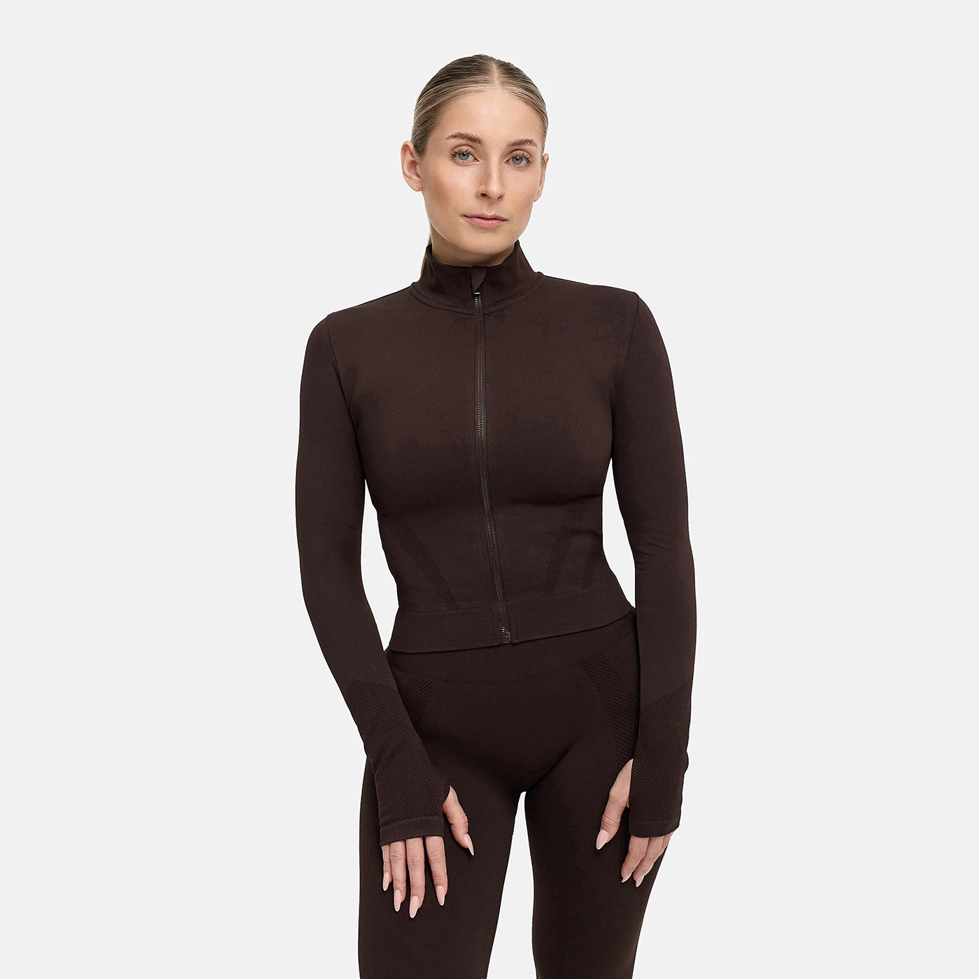 Seamless zip jacket