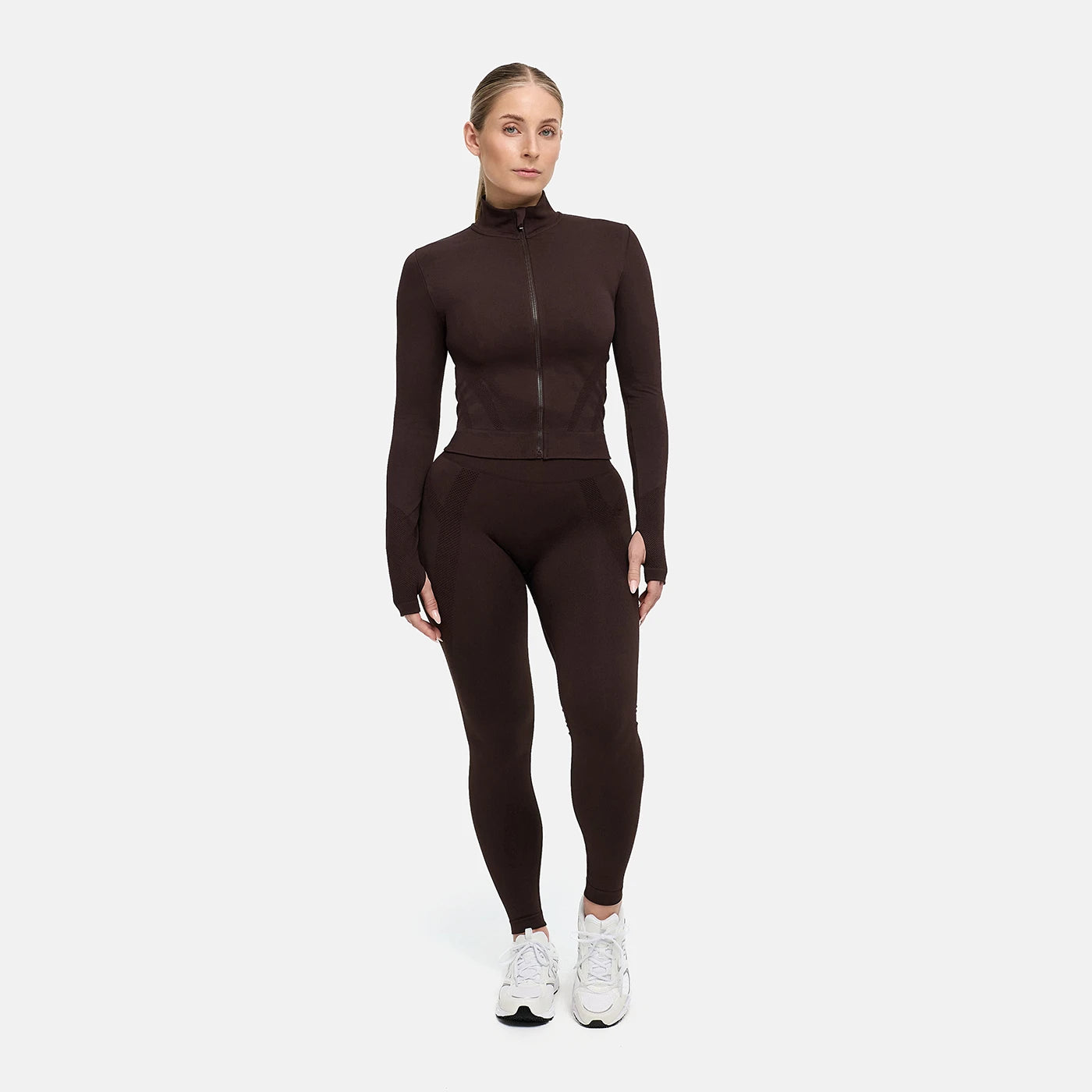 Seamless zip jacket