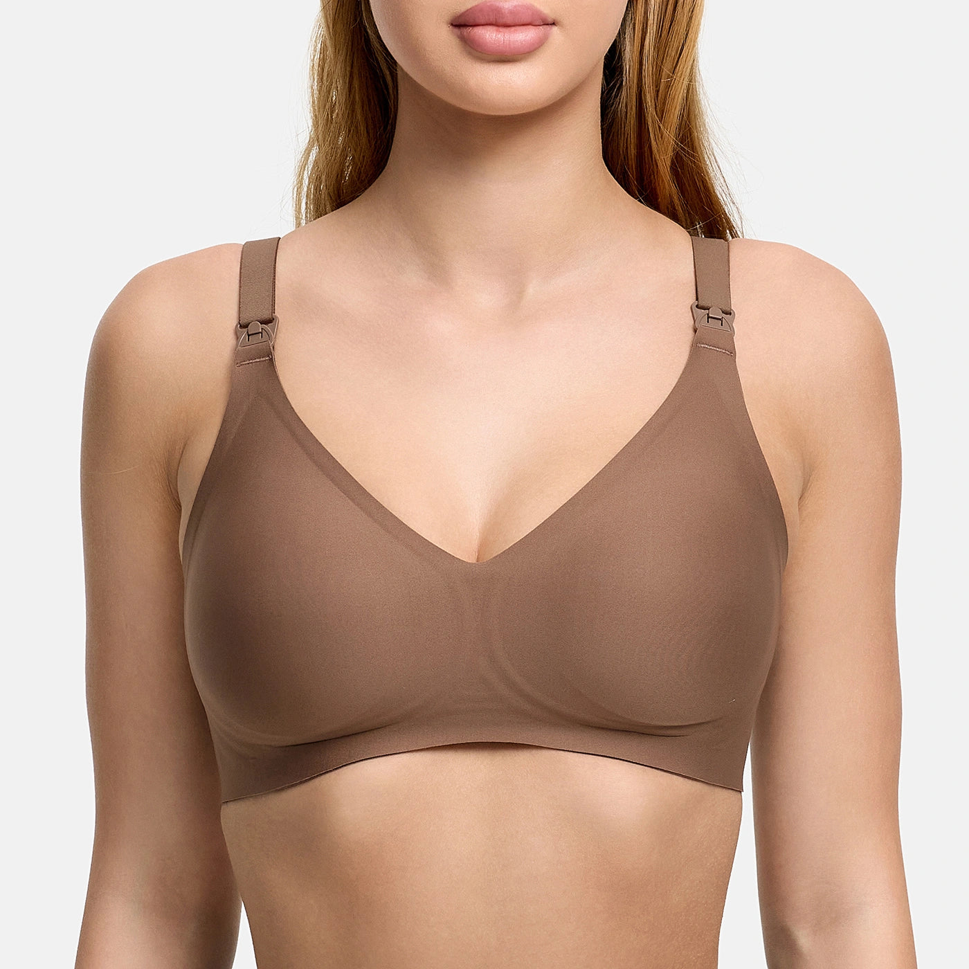 Comfort nursing bra without underwire