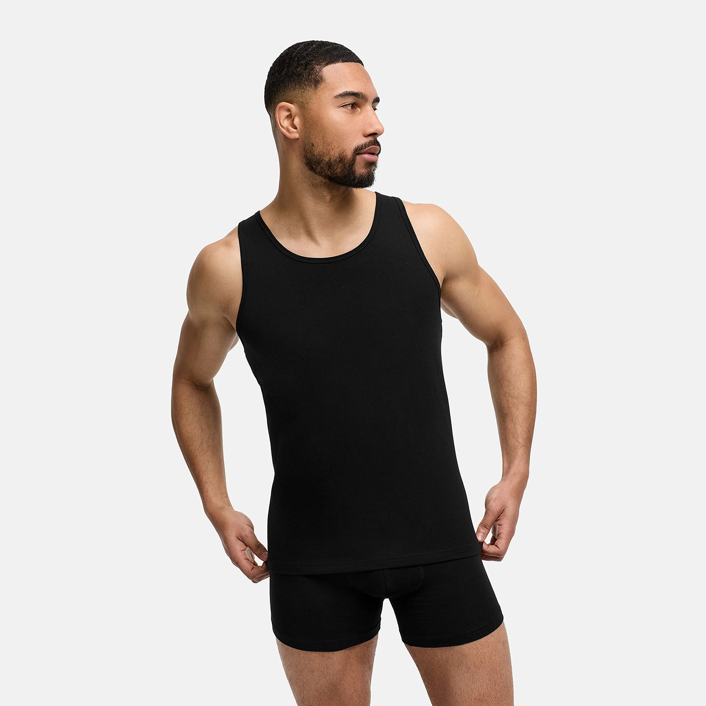 Cotton Herren Unterhemd - 2er Pack