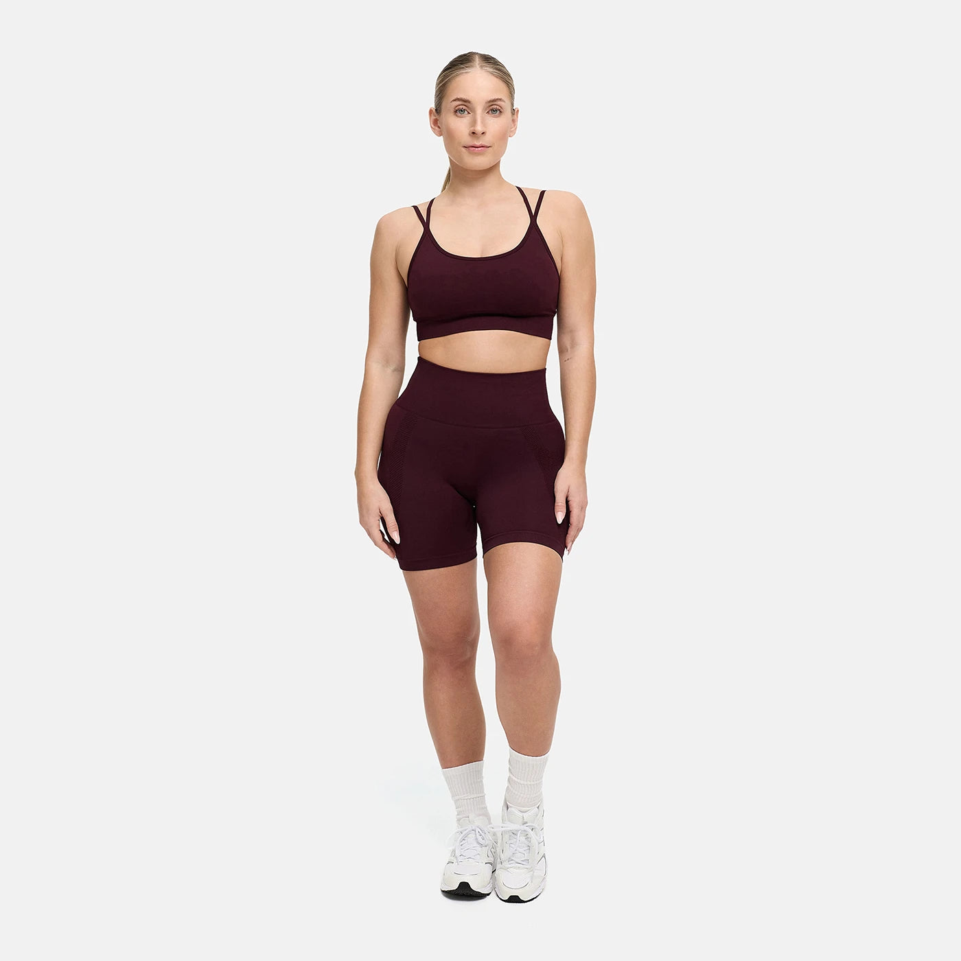 Seamless Cross over Sport Bra