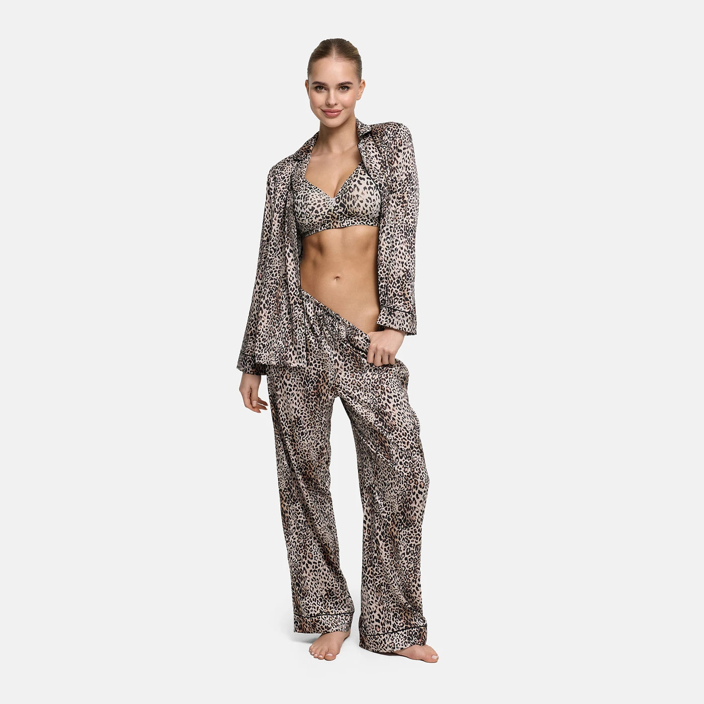 Pantalon de pyjama en satin