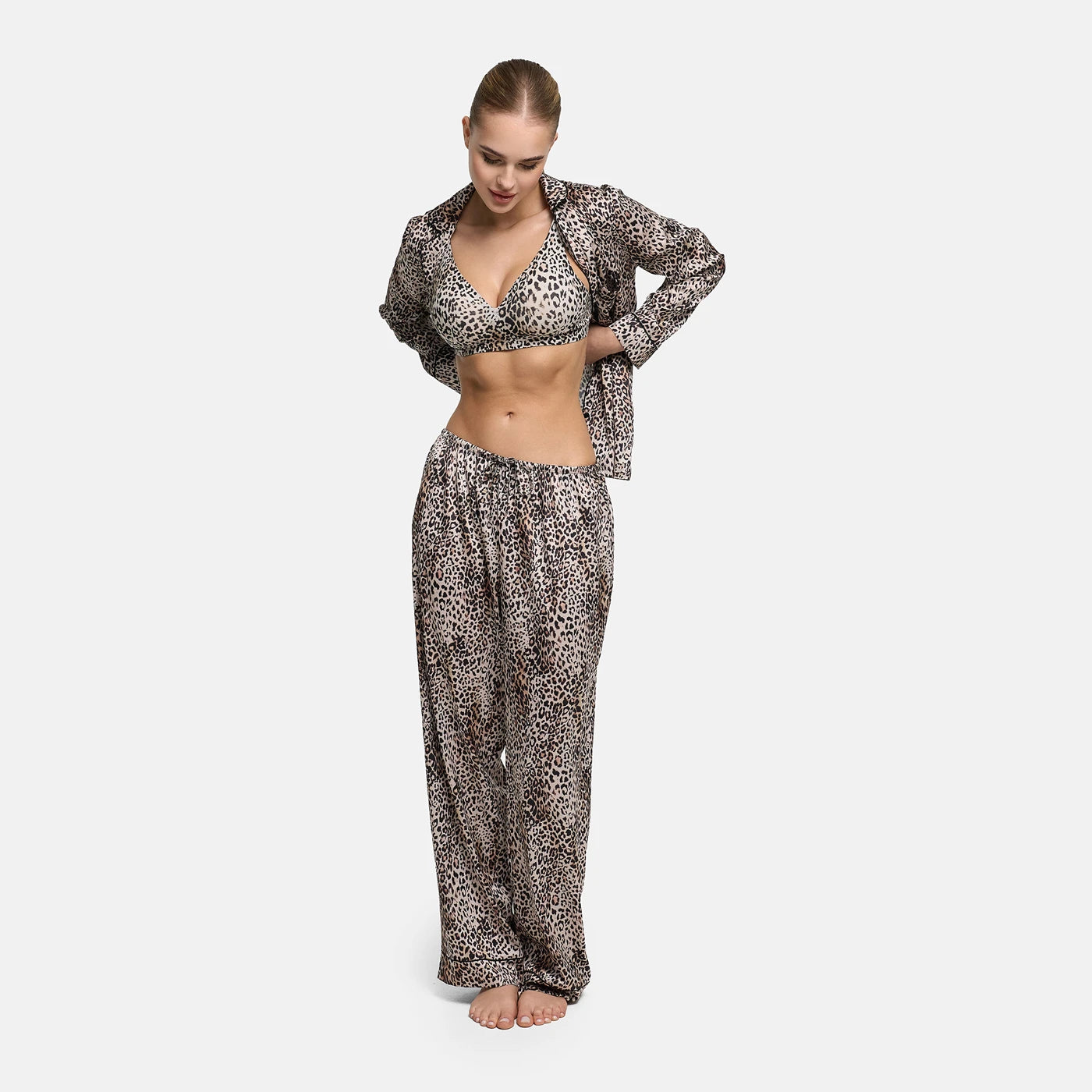 Pantalon de pyjama en satin