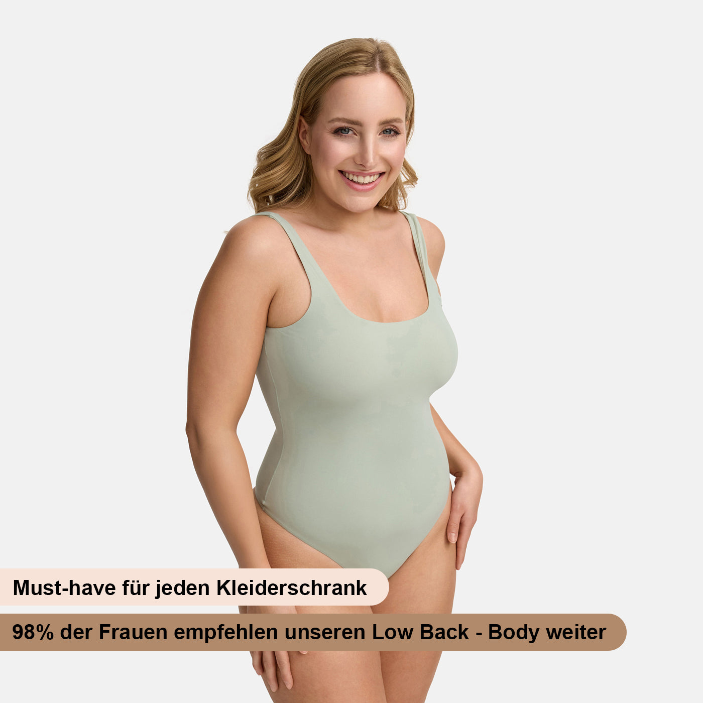 Body scollato sulla schiena