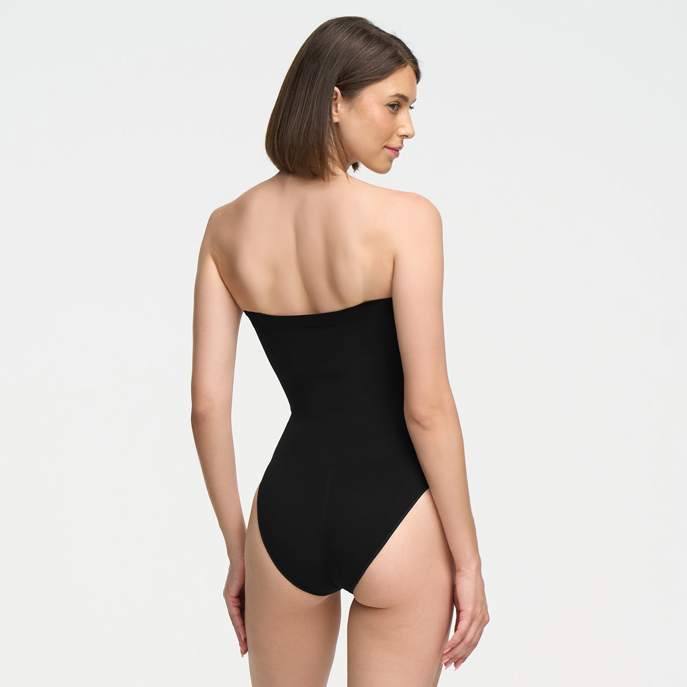 Body senza spalline modellante con slip