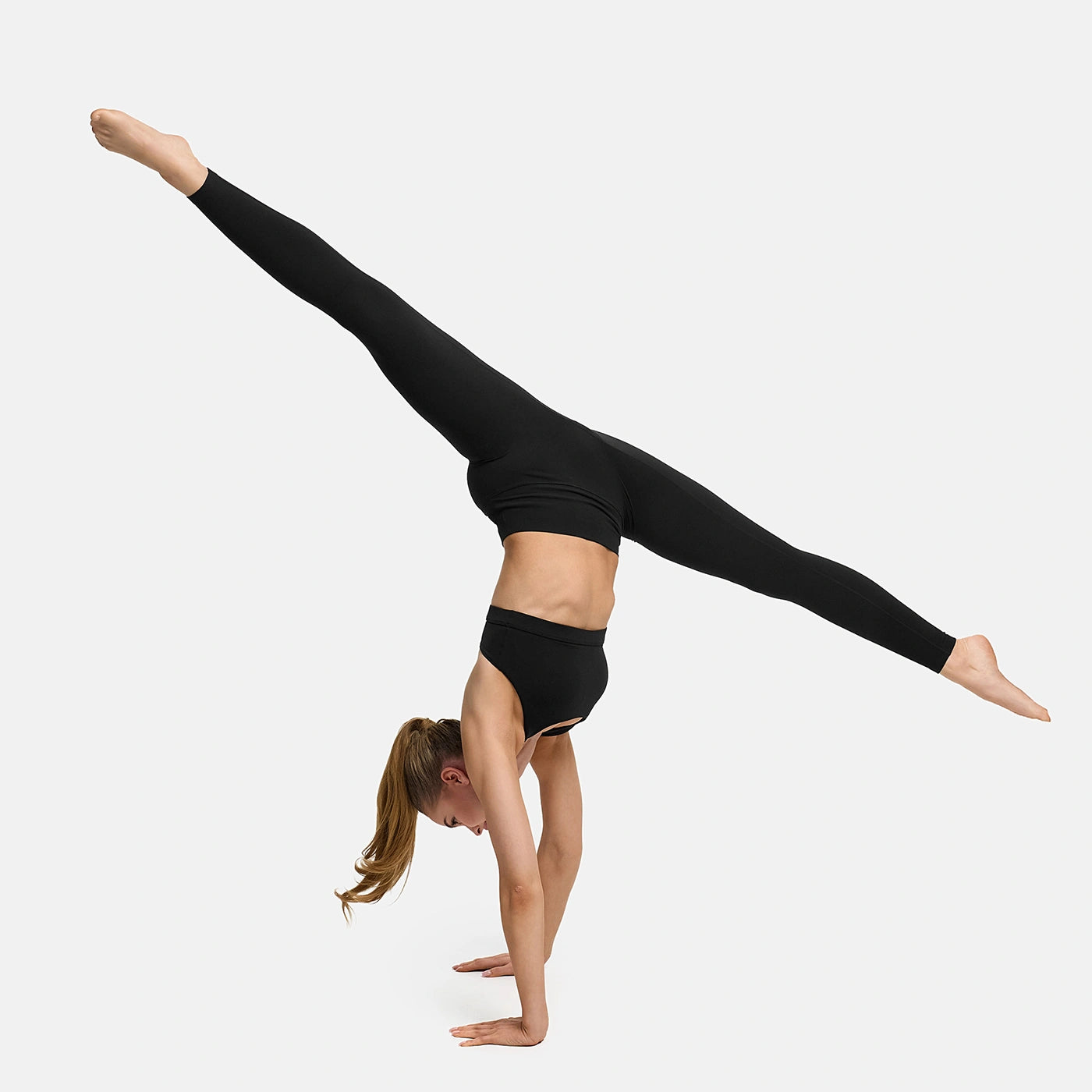 Leggings sagomati con vita alta