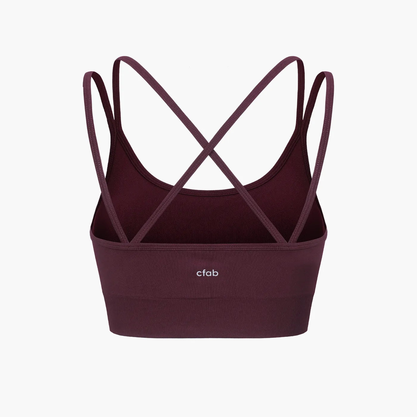 Reggiseno sportivo incrociato senza cuciture