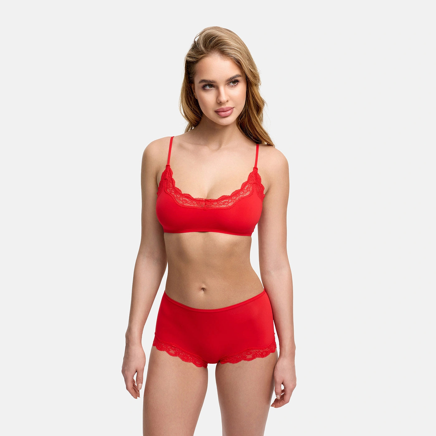 Reggiseno push-up comfort con pizzo