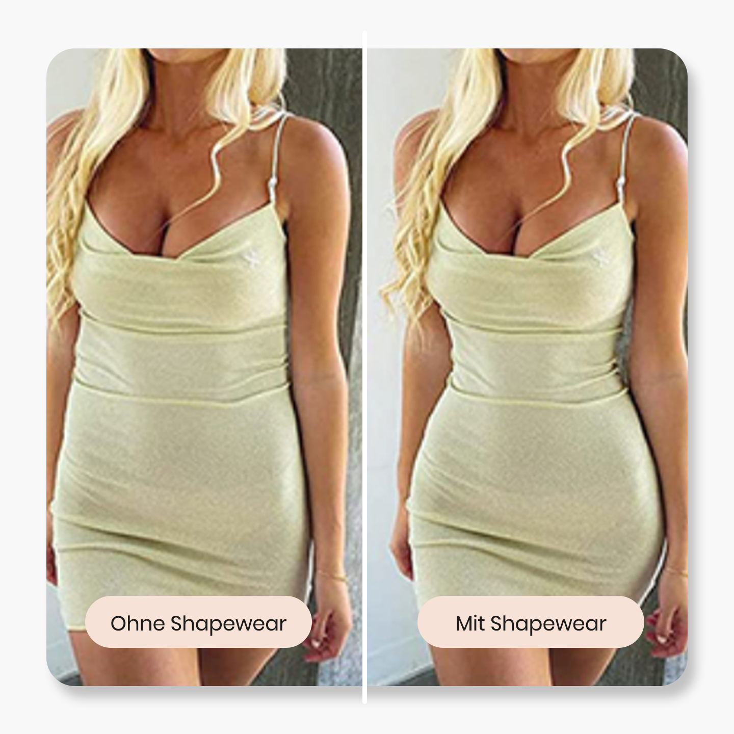 Body scolpito con pantaloni Shapewear