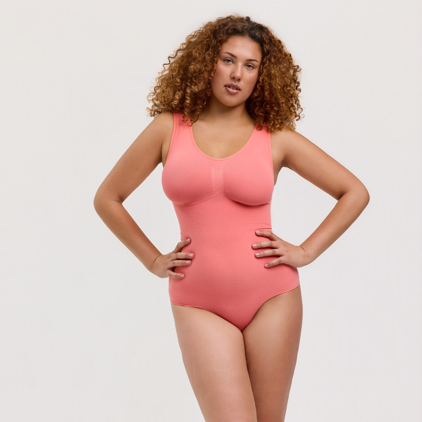 Tank bodysuit sculpting shapewear met slip - Outlet